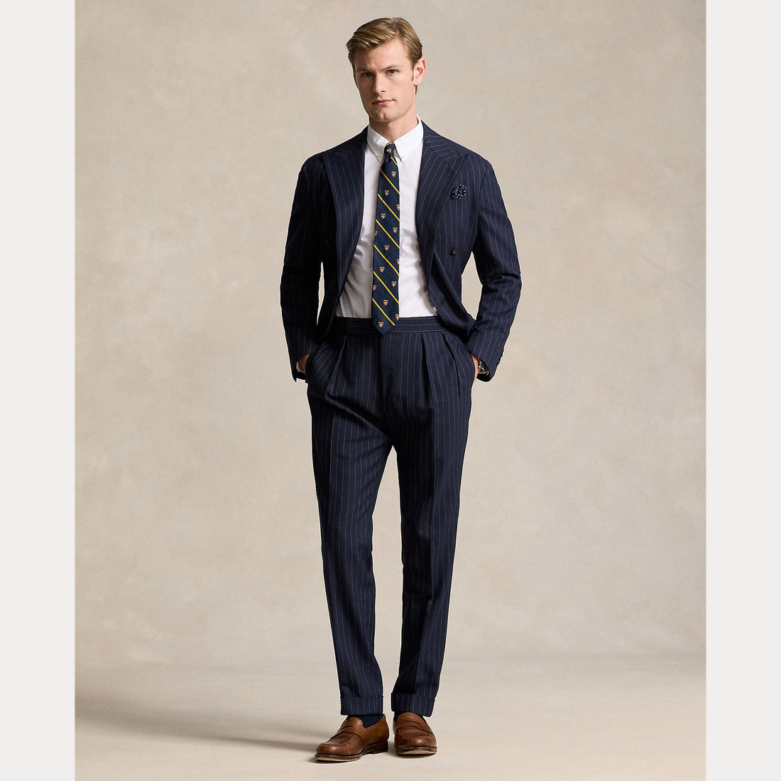 Camicia slim fit in popeline elasticizzato