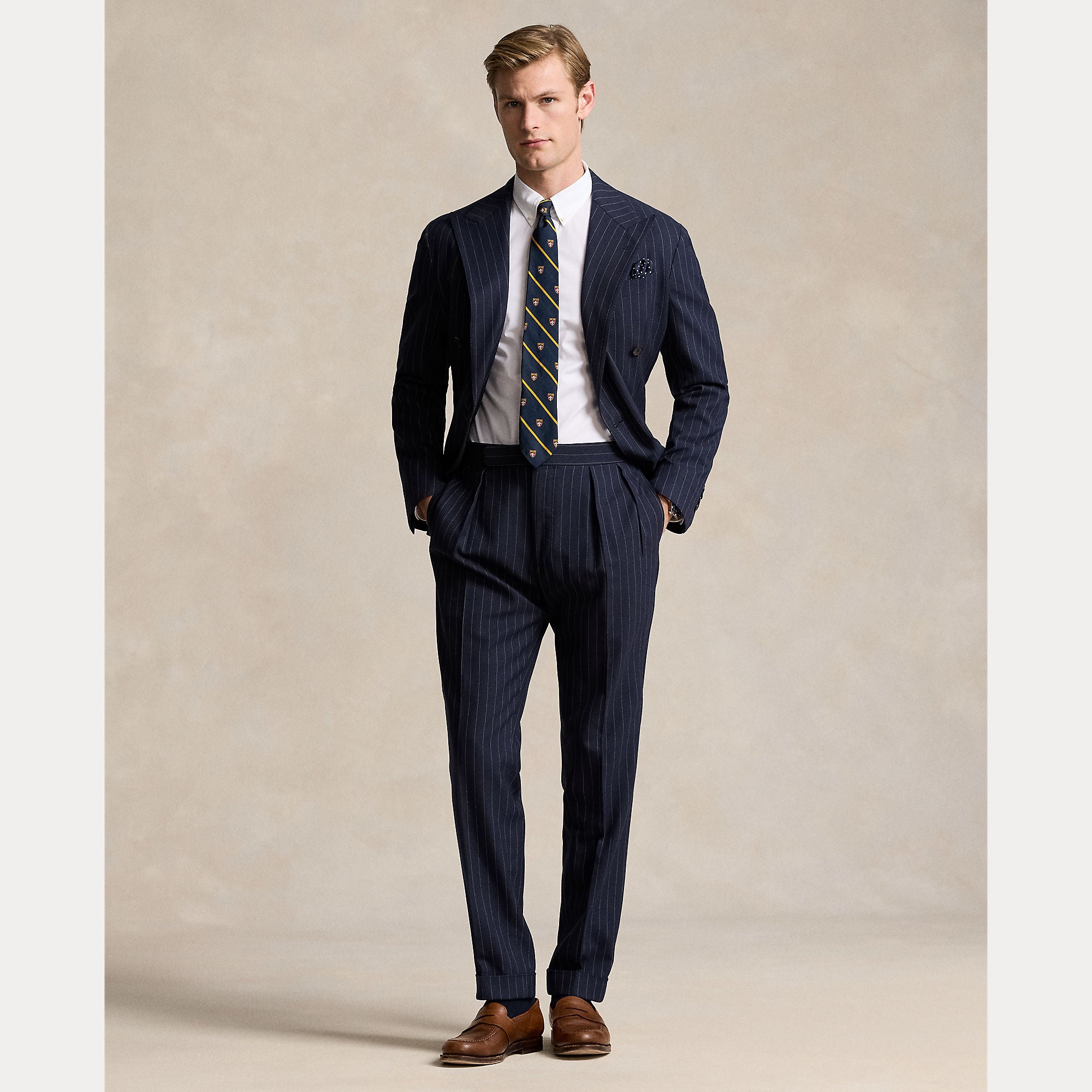 Camicia slim fit in popeline elasticizzato