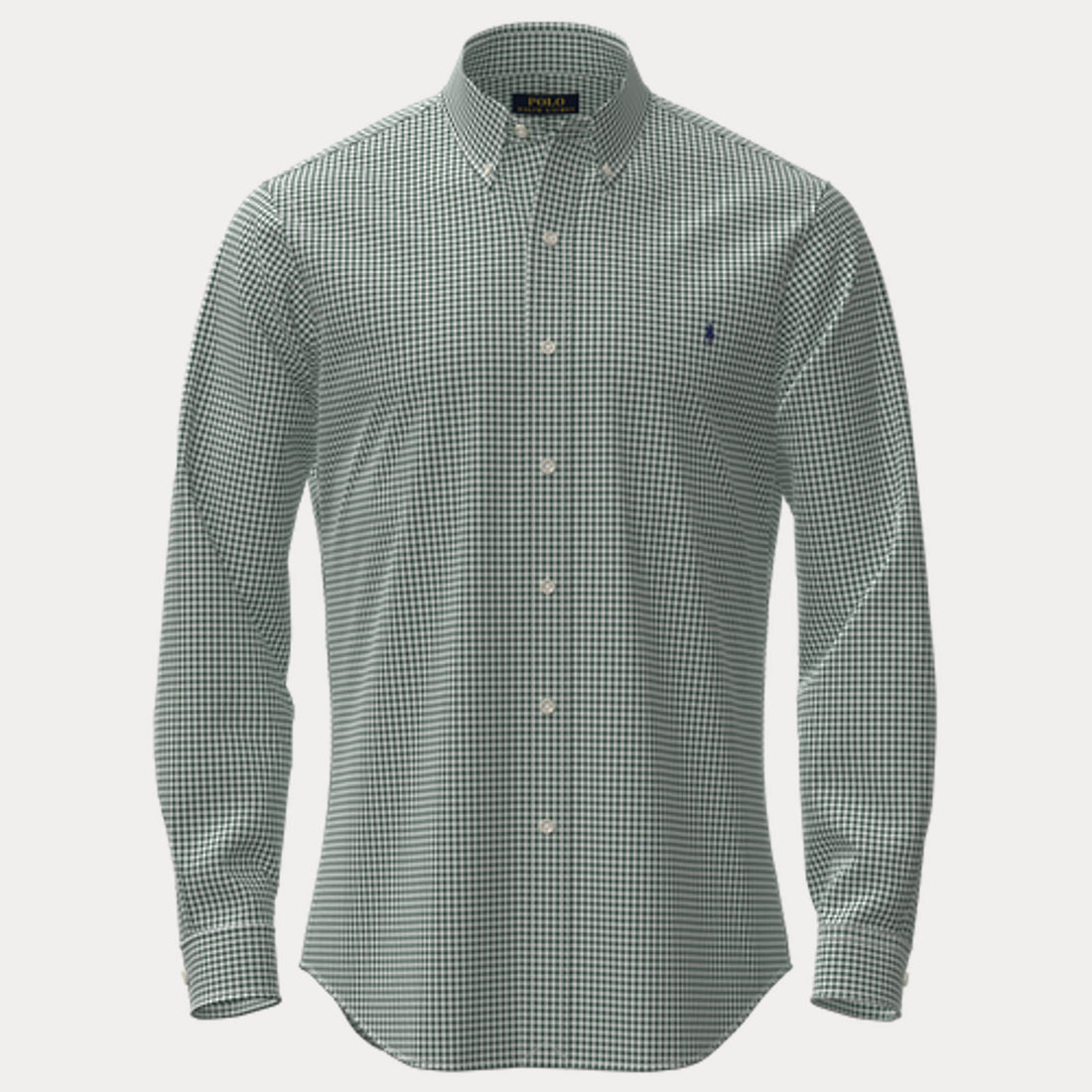 Camicia in popeline elasticizzato a quadretti su misura