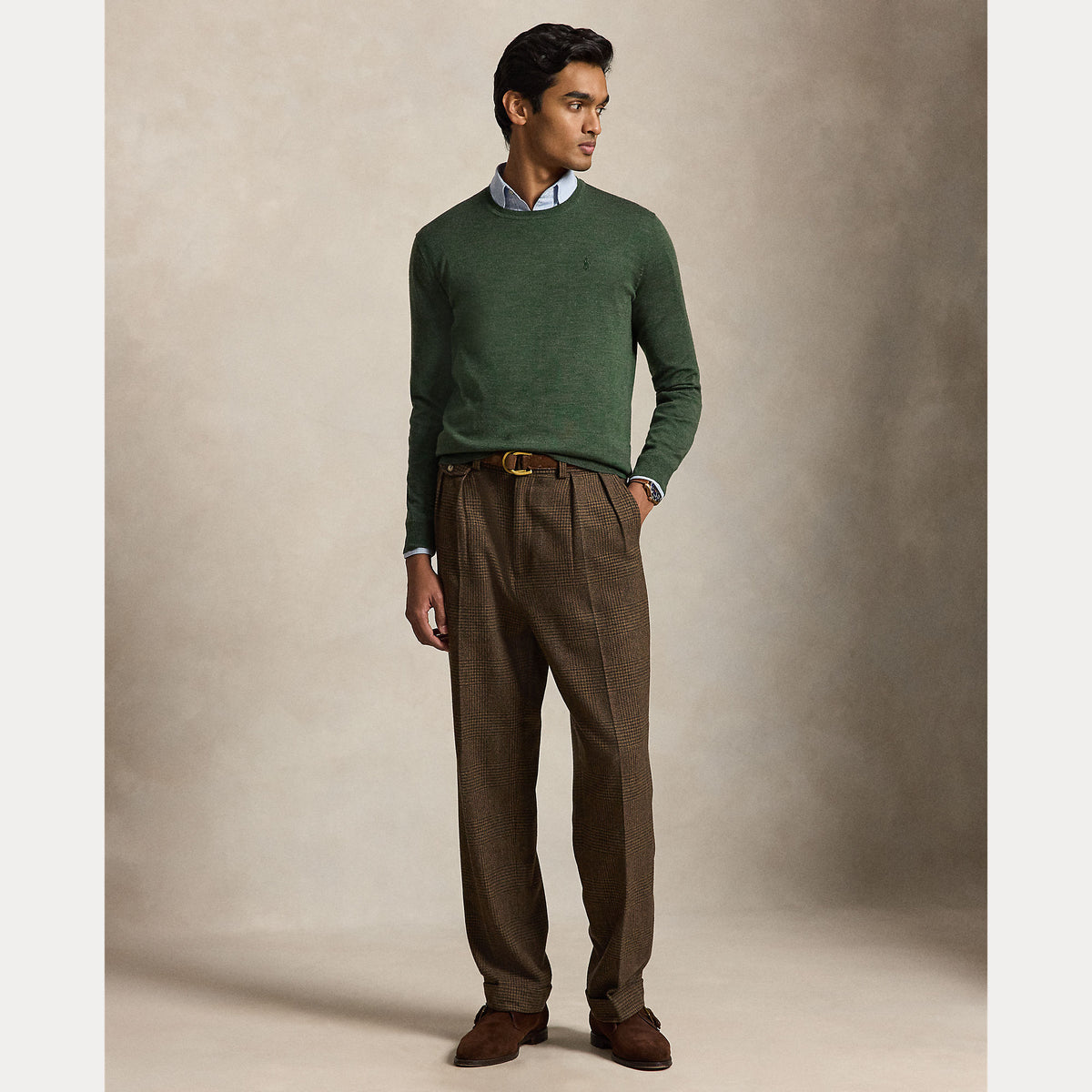 Maglione girocollo in lana lavabile