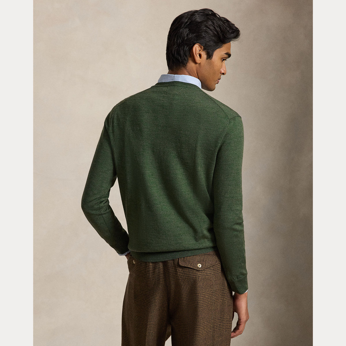 Maglione girocollo in lana lavabile