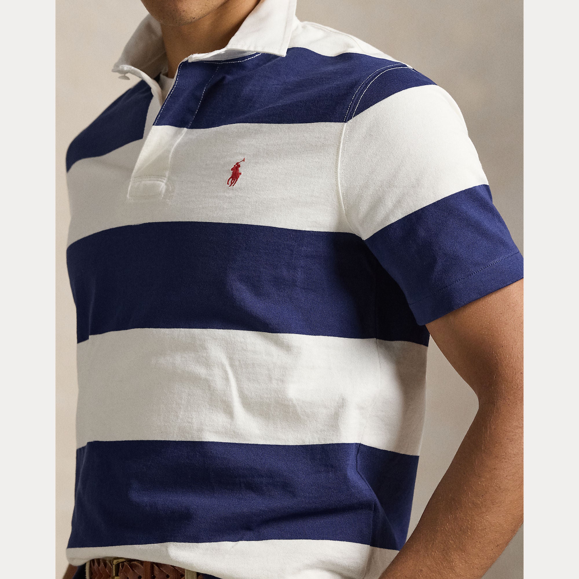 Maglia da rugby a maniche corte, vestibilità classica