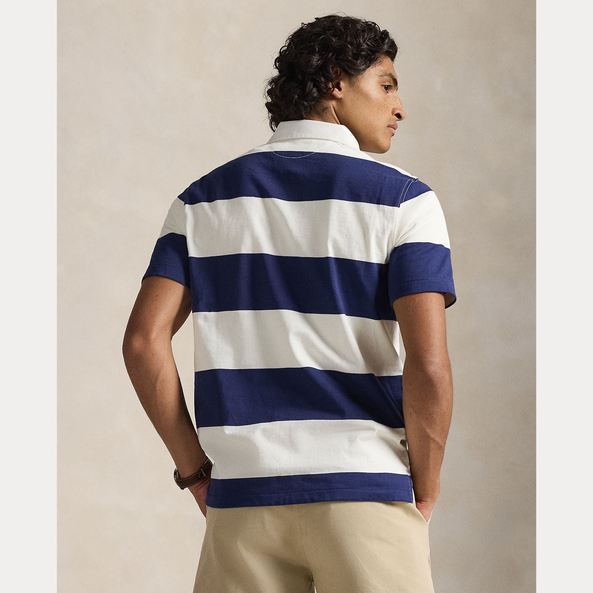 Maglia da rugby a maniche corte, vestibilità classica