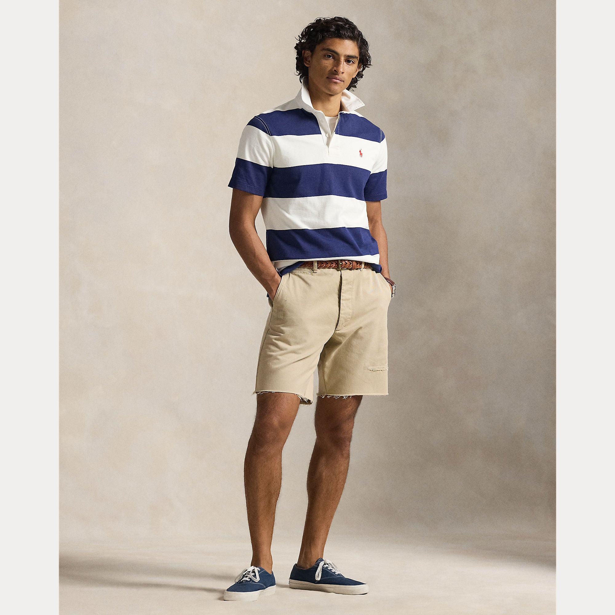 Maglia da rugby a maniche corte, vestibilità classica