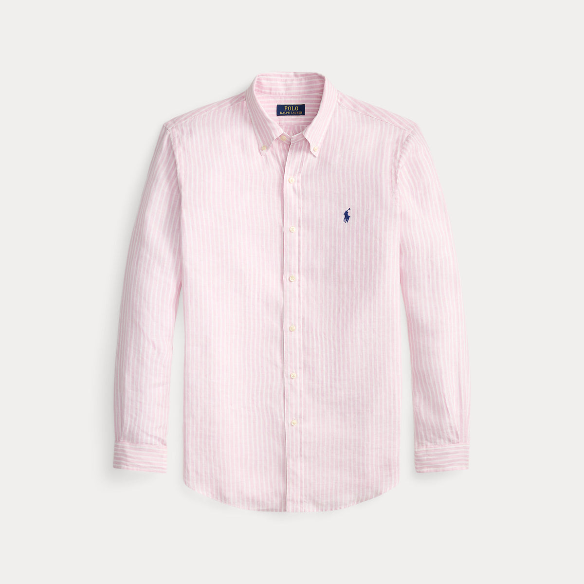 Camicia di lino a righe su misura