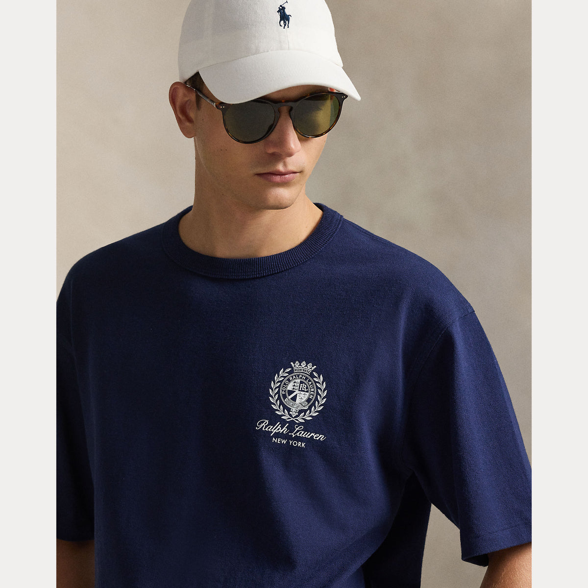 T-SHIRT IN JERSEY DALLA VESTIBILITÀ COMODA CON STAMPA GRAFICA