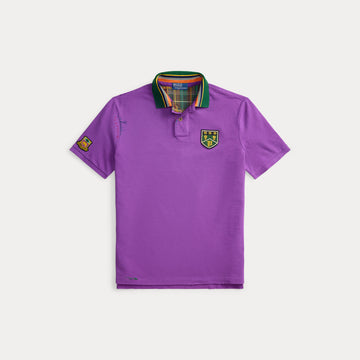 Polo classica in rete con stampa grafica