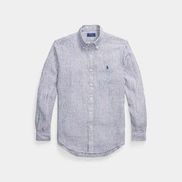 Camicia di lino a righe