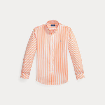 Camicia a righe in tessuto broadcloth