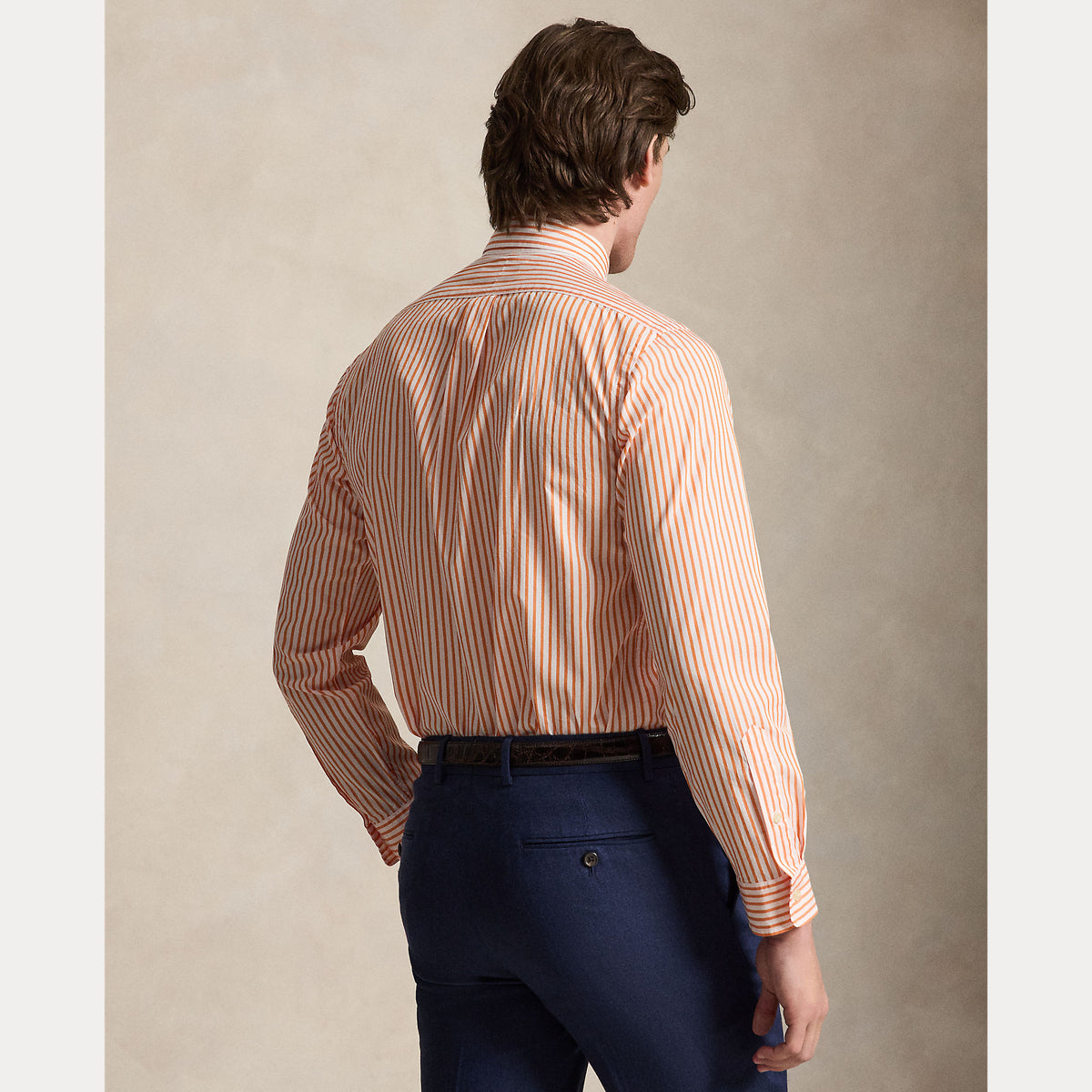 Camicia a righe in tessuto broadcloth