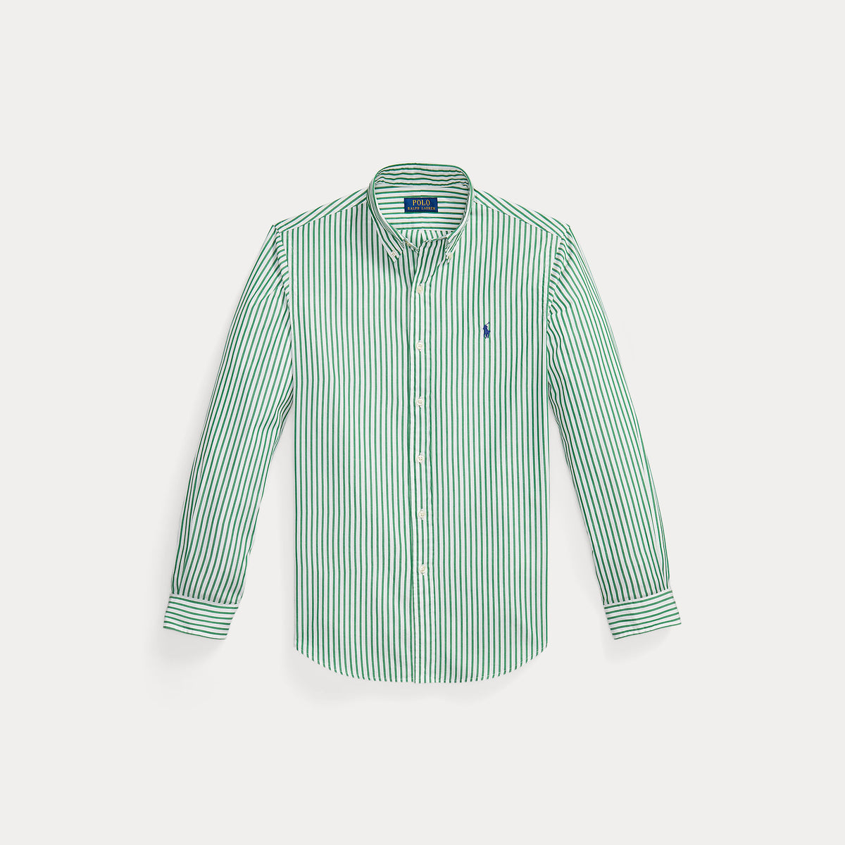 Camicia a righe in tessuto broadcloth