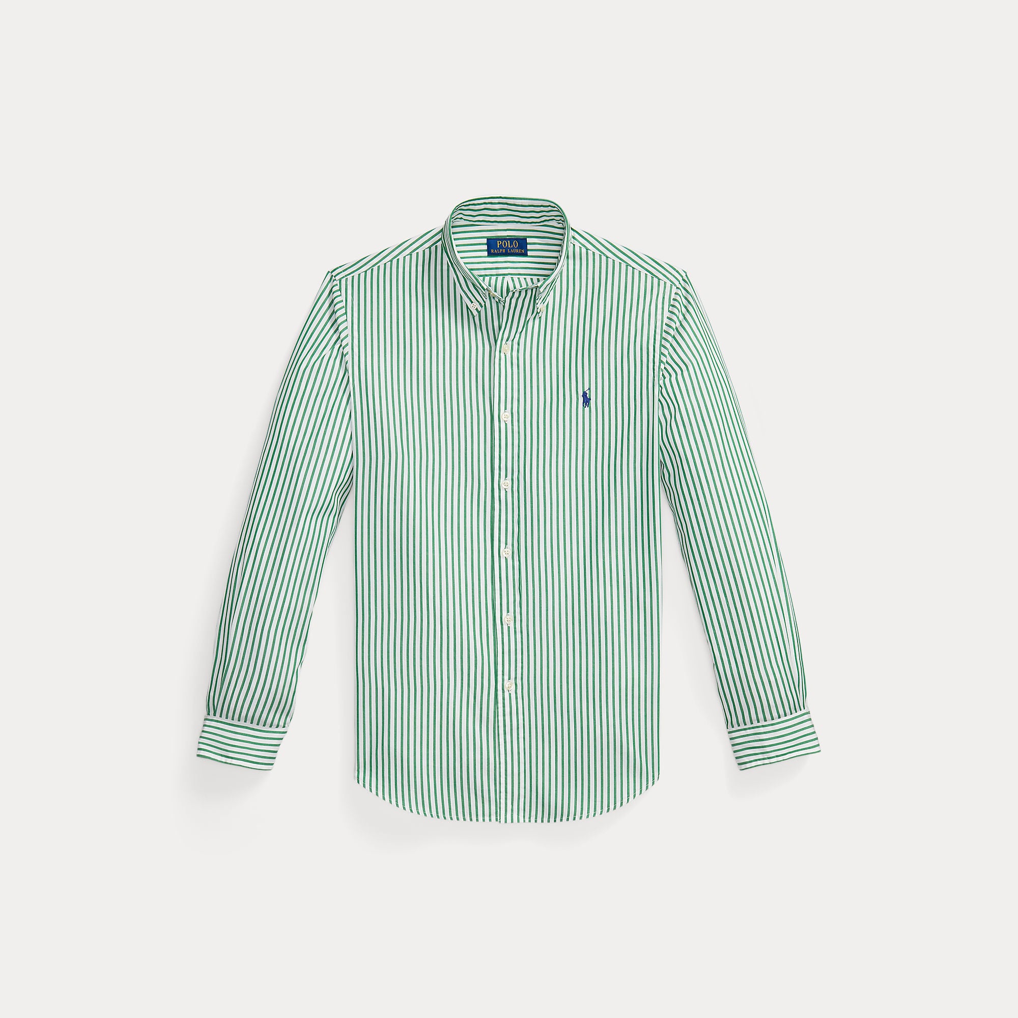 Camicia a righe in tessuto broadcloth