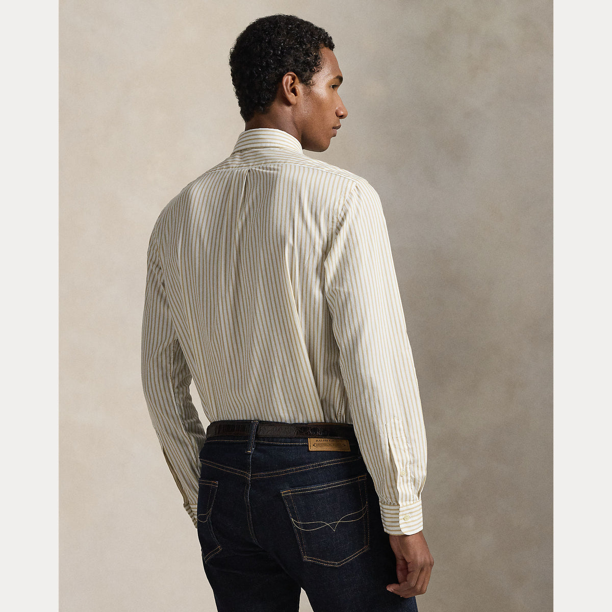 Camicia a righe in tessuto broadcloth