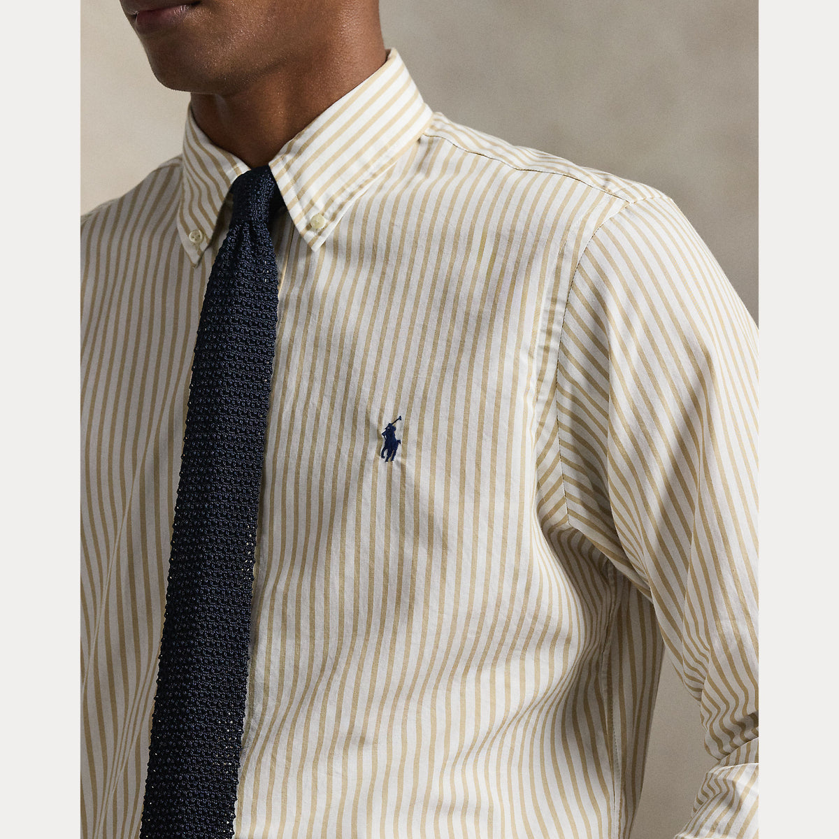 Camicia a righe in tessuto broadcloth