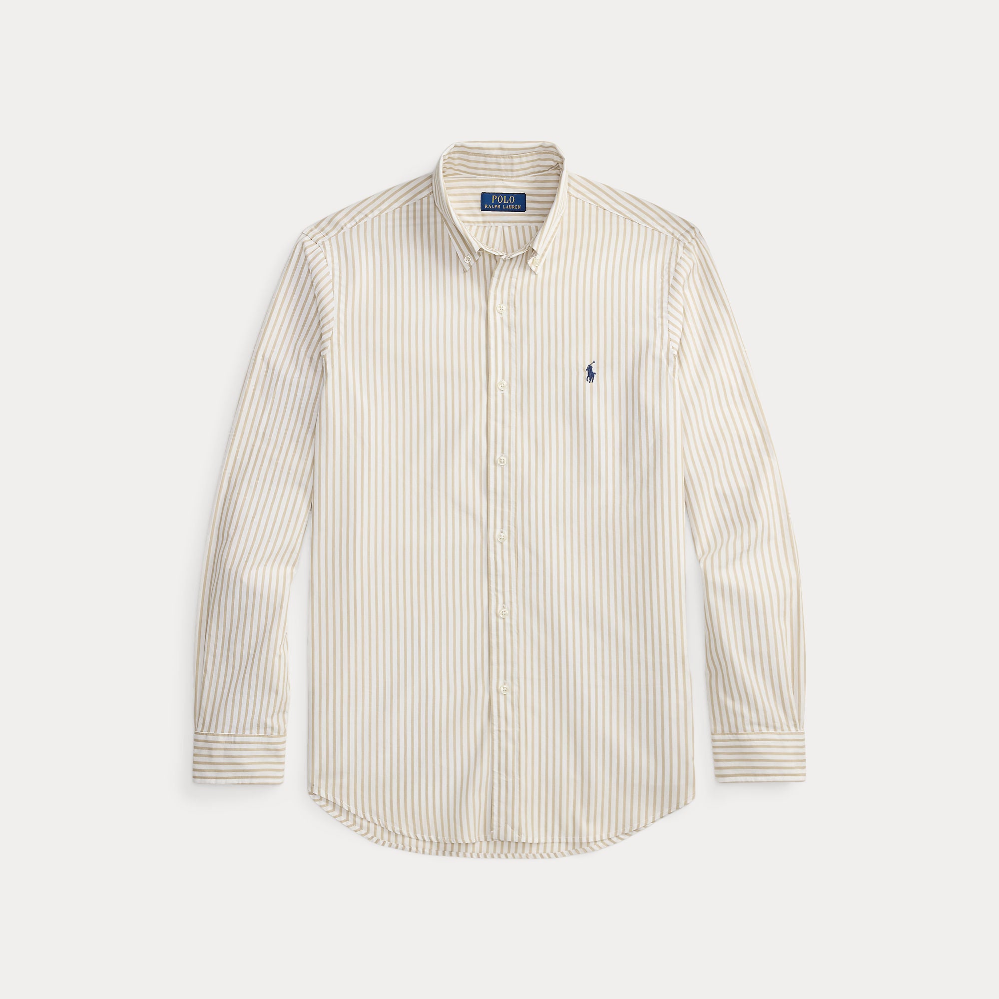 Camicia a righe in tessuto broadcloth