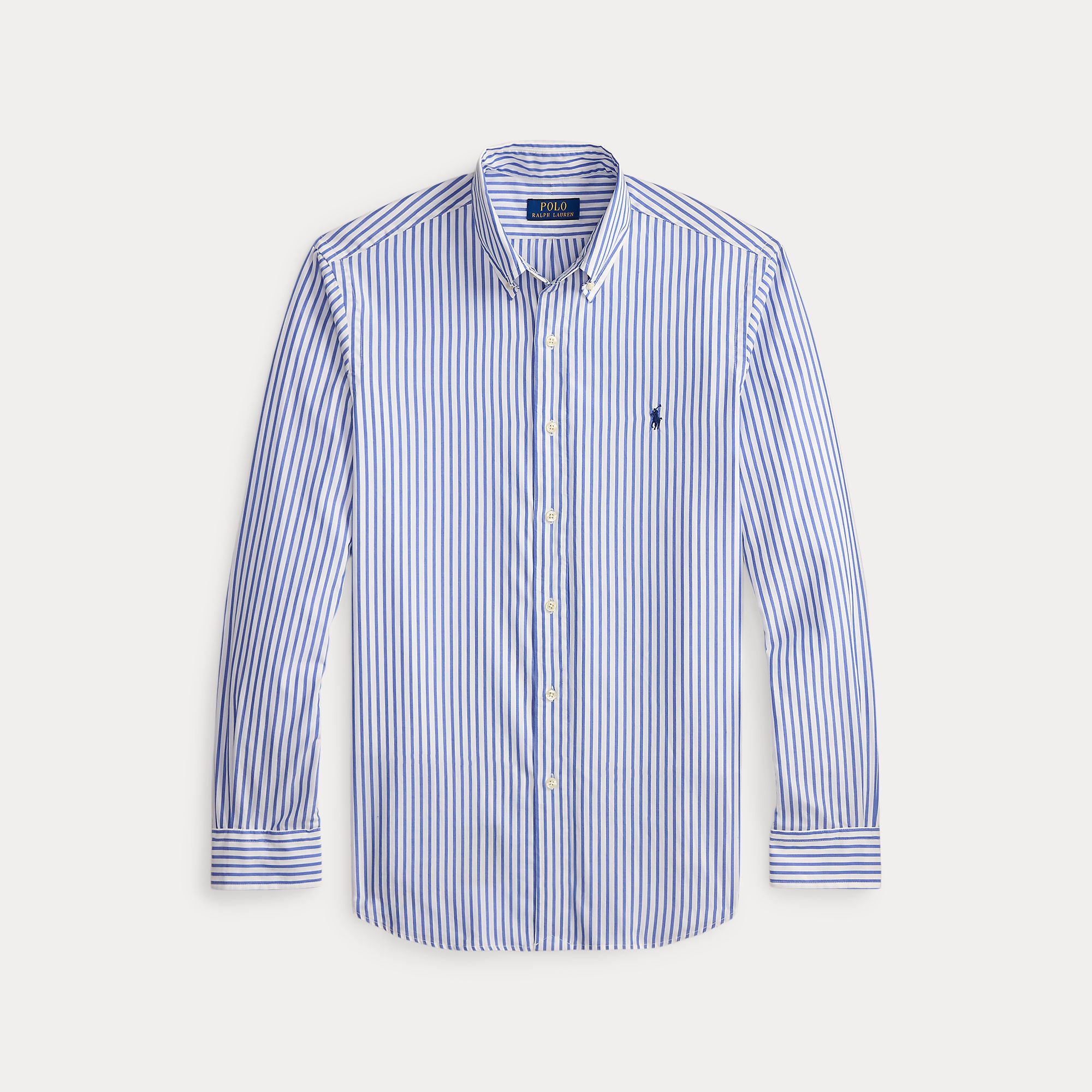Camicia a righe in tessuto broadcloth