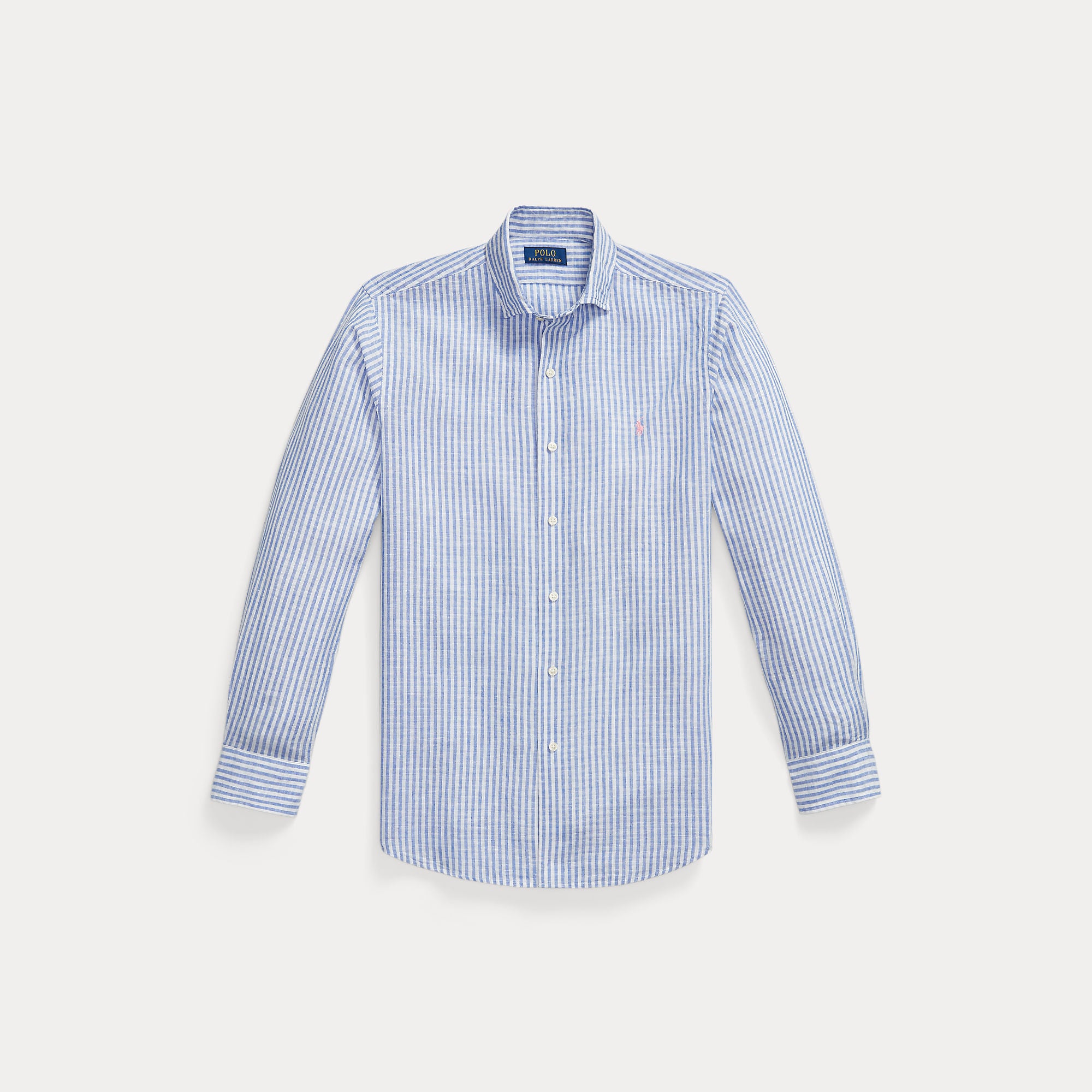 Camicia a righe in seersucker