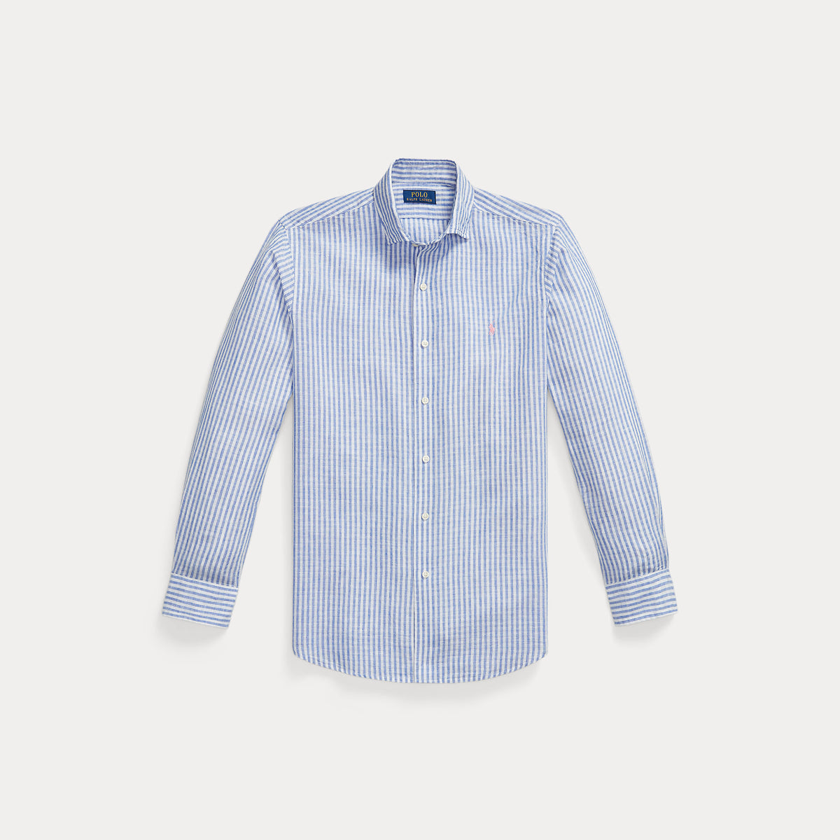 Camicia a righe in seersucker