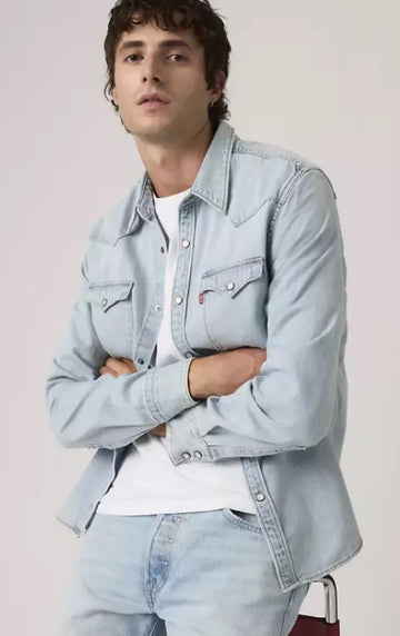camicia jeans levi's