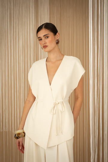 Blazer smanicato