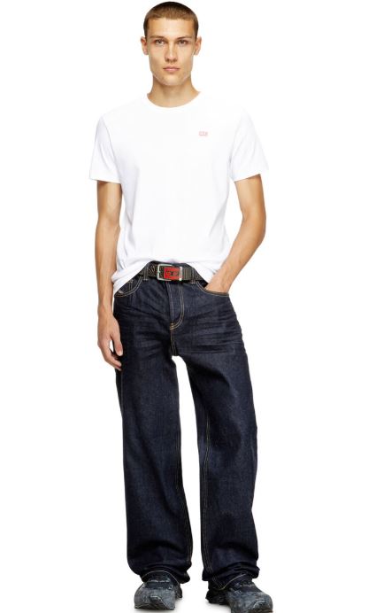 T-shirt in cotone mercerizzato stampa logo