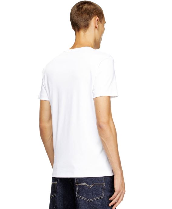 T-shirt in cotone mercerizzato stampa logo