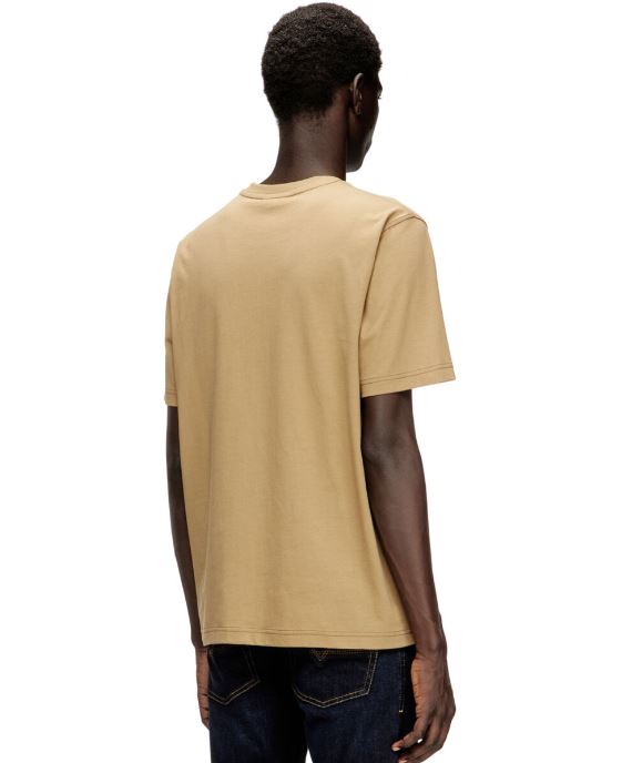 T-shirt in cotone leggero con logo sbiadito