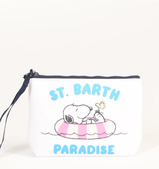 mc2 saint barth pochette aline bianco snoopy