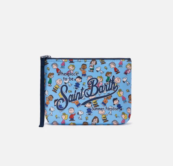 Pochette Aline in scuba con stampa Snoopy and Friends | Special Edition
