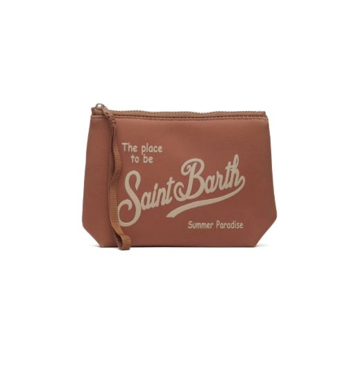 Pochette St. Barth scuba tinta unita