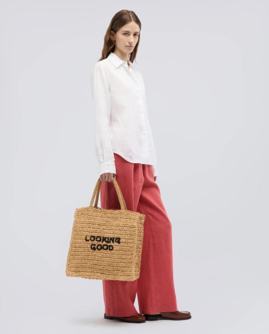BORSA SHOPPING IN RAFFIA