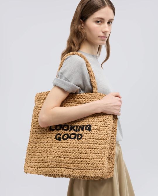 BORSA SHOPPING IN RAFFIA