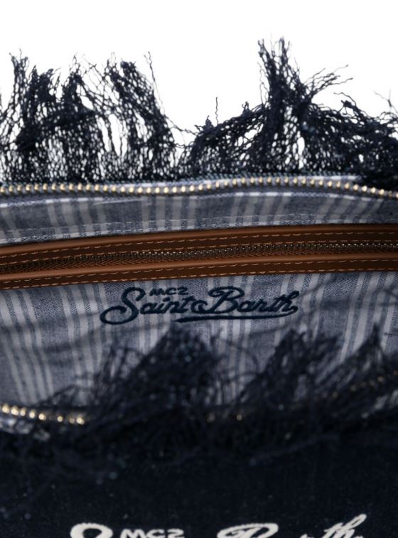 MC2 SAINT BARTH
Borsa donna City Bag Frange blu denim