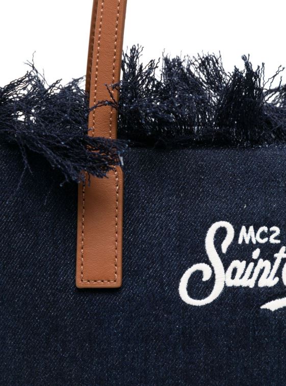 MC2 SAINT BARTH
Borsa donna City Bag Frange blu denim