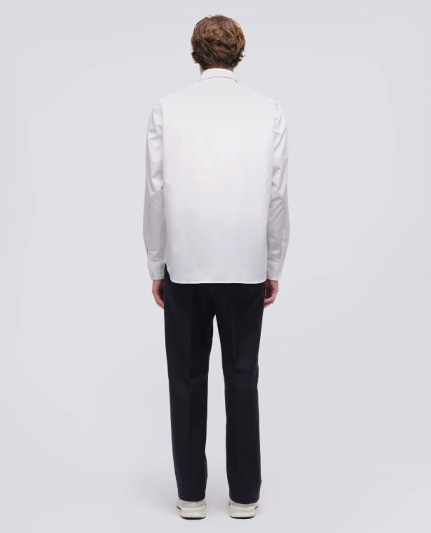 CAMICIA CLASSICA IN COTONE CON TASCHINO
