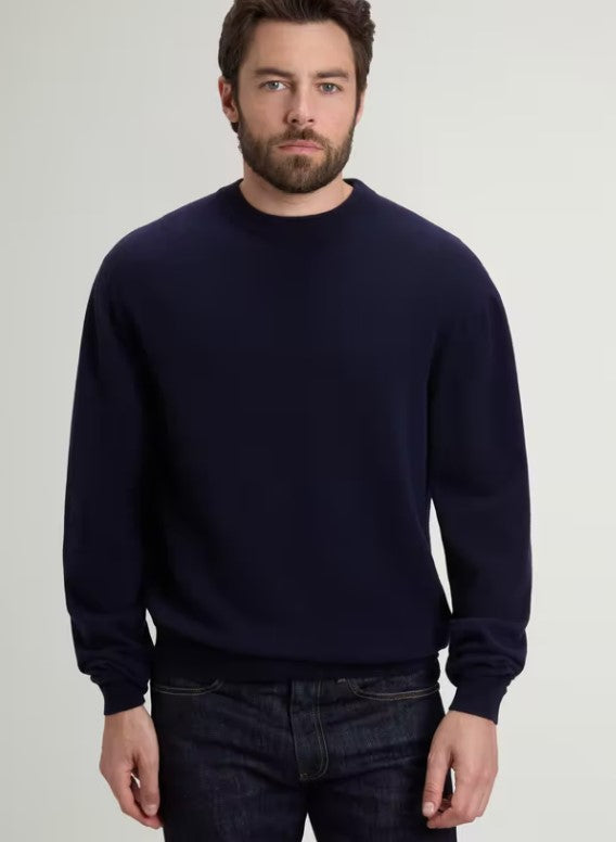 Maglione girocollo in pura lana vergine