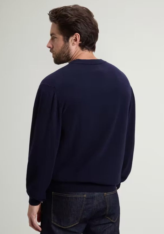 Maglione girocollo in pura lana vergine