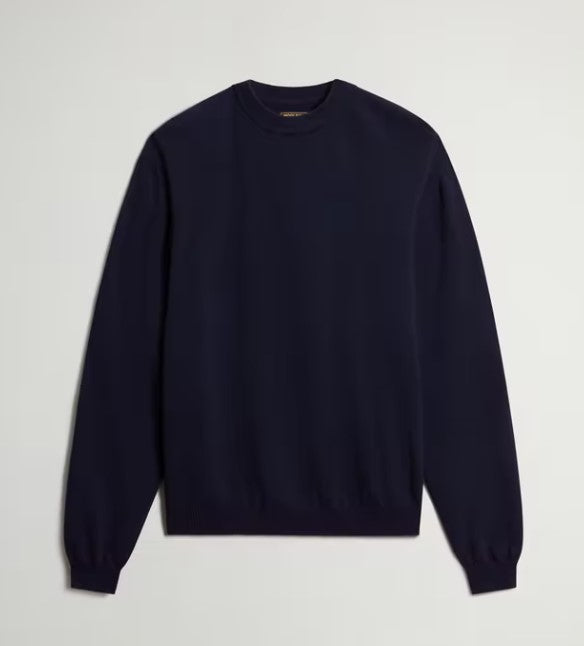 Maglione girocollo in pura lana vergine