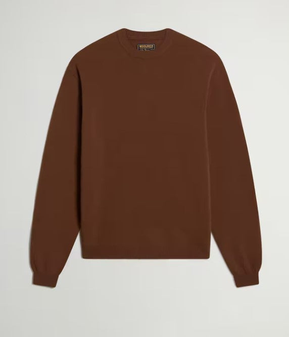 Maglione girocollo in pura lana vergine