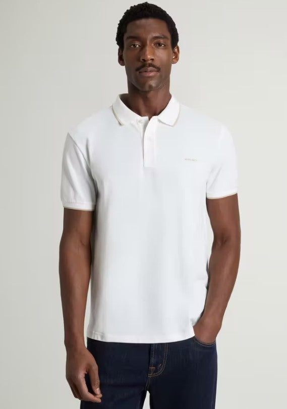 polo manica corta woolrich