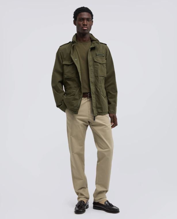 GIUBBOTTO MINI FIELD VENTO IN GABARDINA DI COTONE
