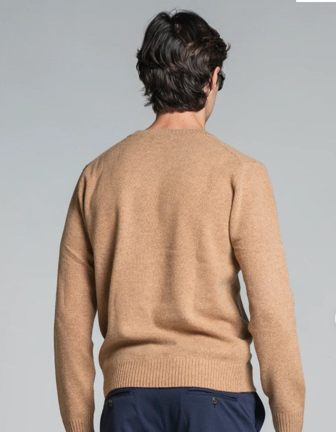 Maglione uomo girocollo 80% LANA