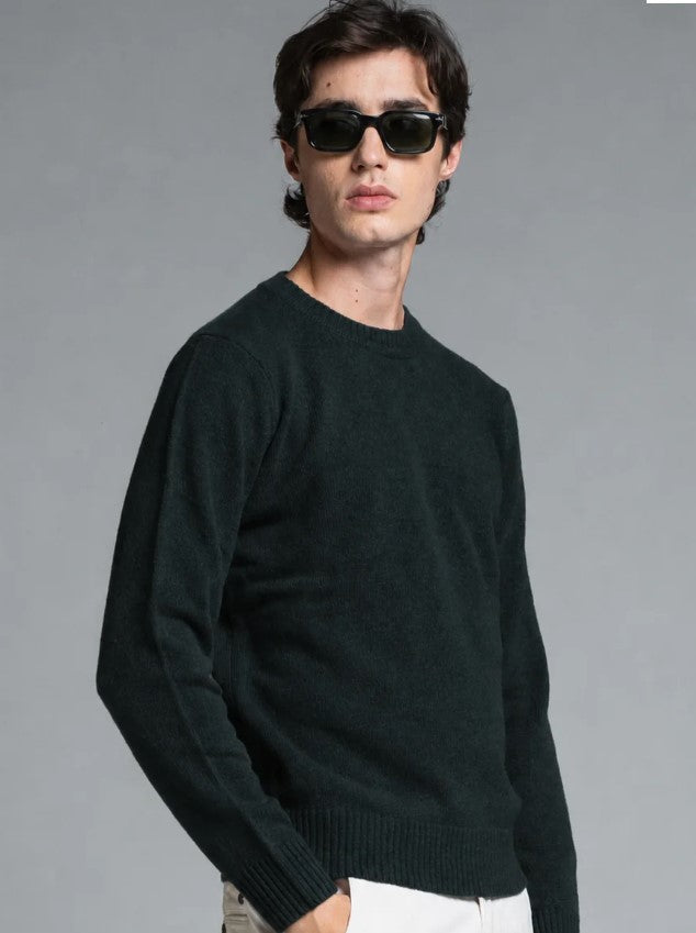 Maglione uomo girocollo 80% LANA