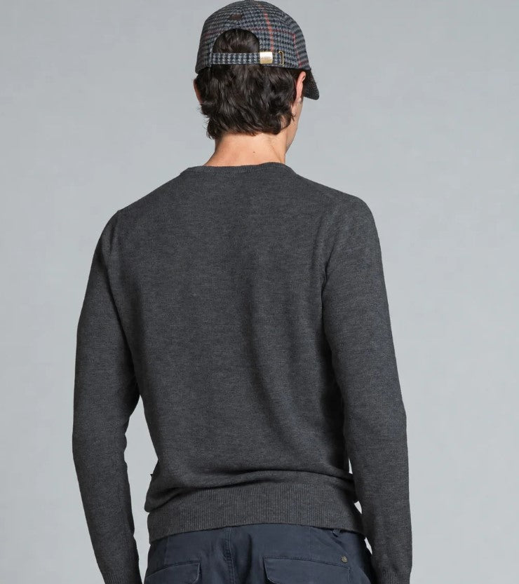 Maglione uomo girocollo 80% LANA