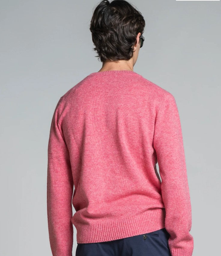Maglione uomo girocollo 80% LANA