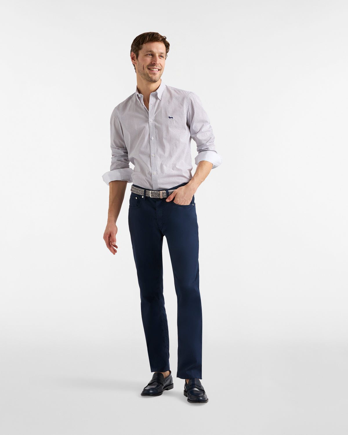 Camicia Micro Fantasia narrow fit