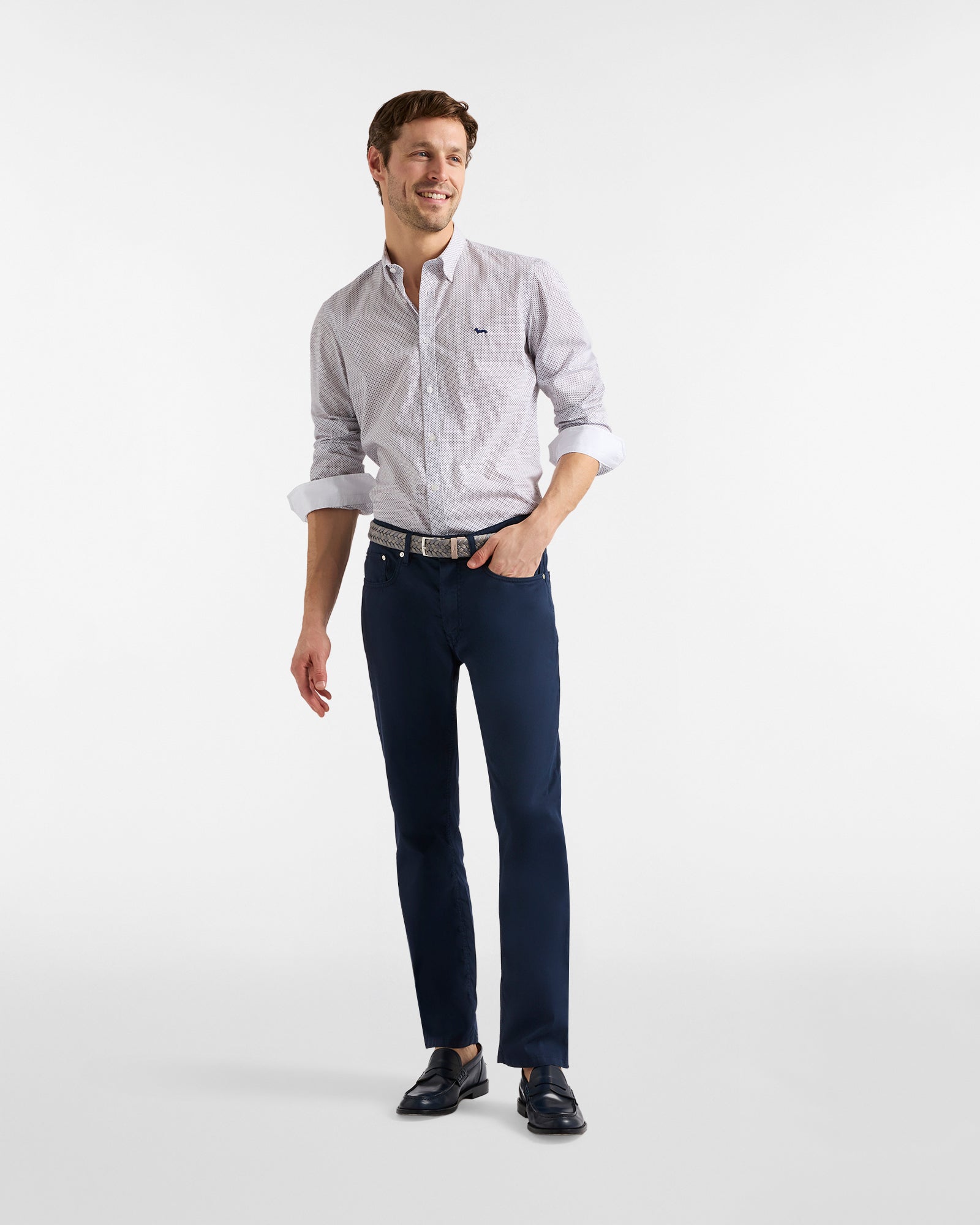 Camicia Micro Fantasia narrow fit