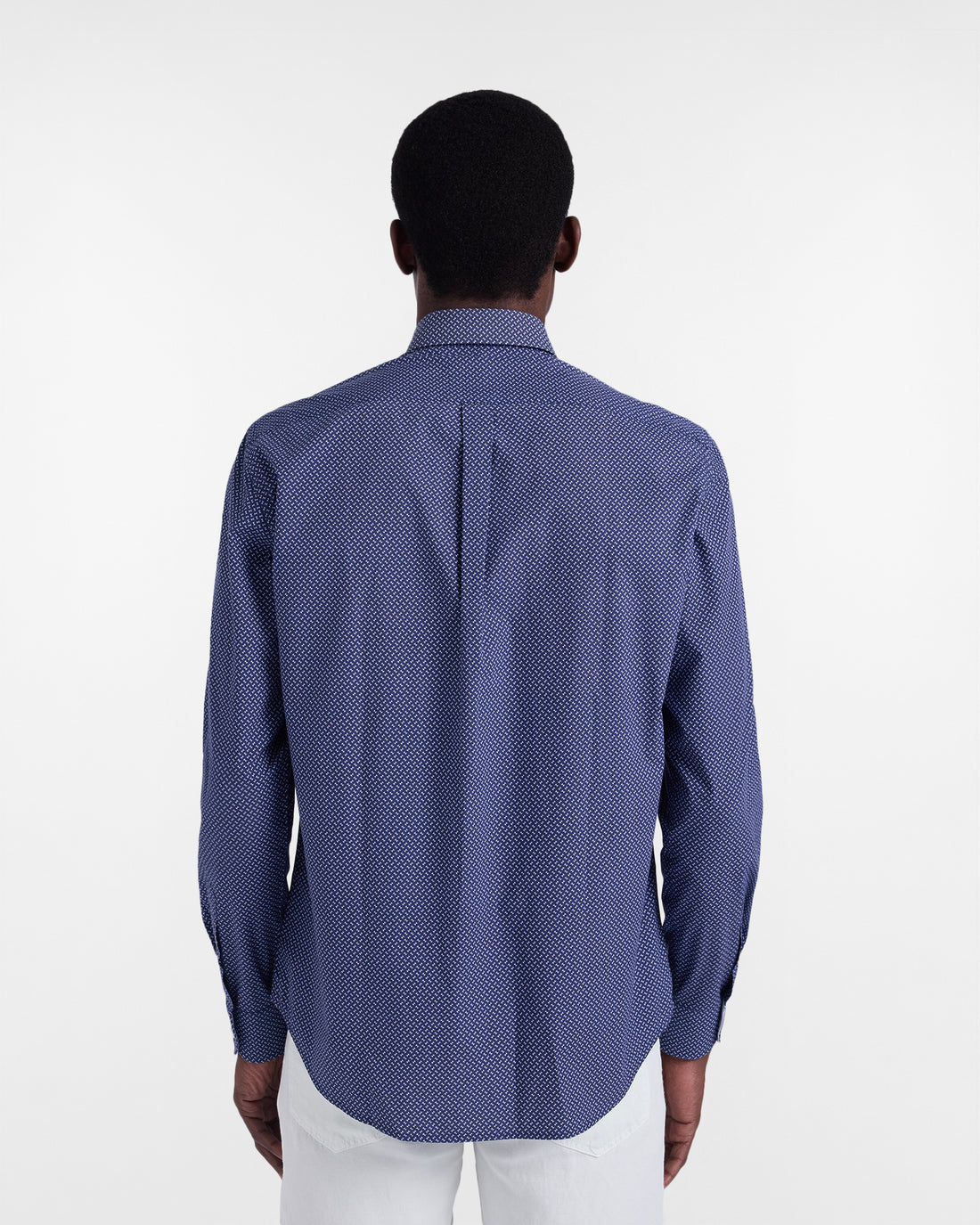 Camicia micro stampa regular fit