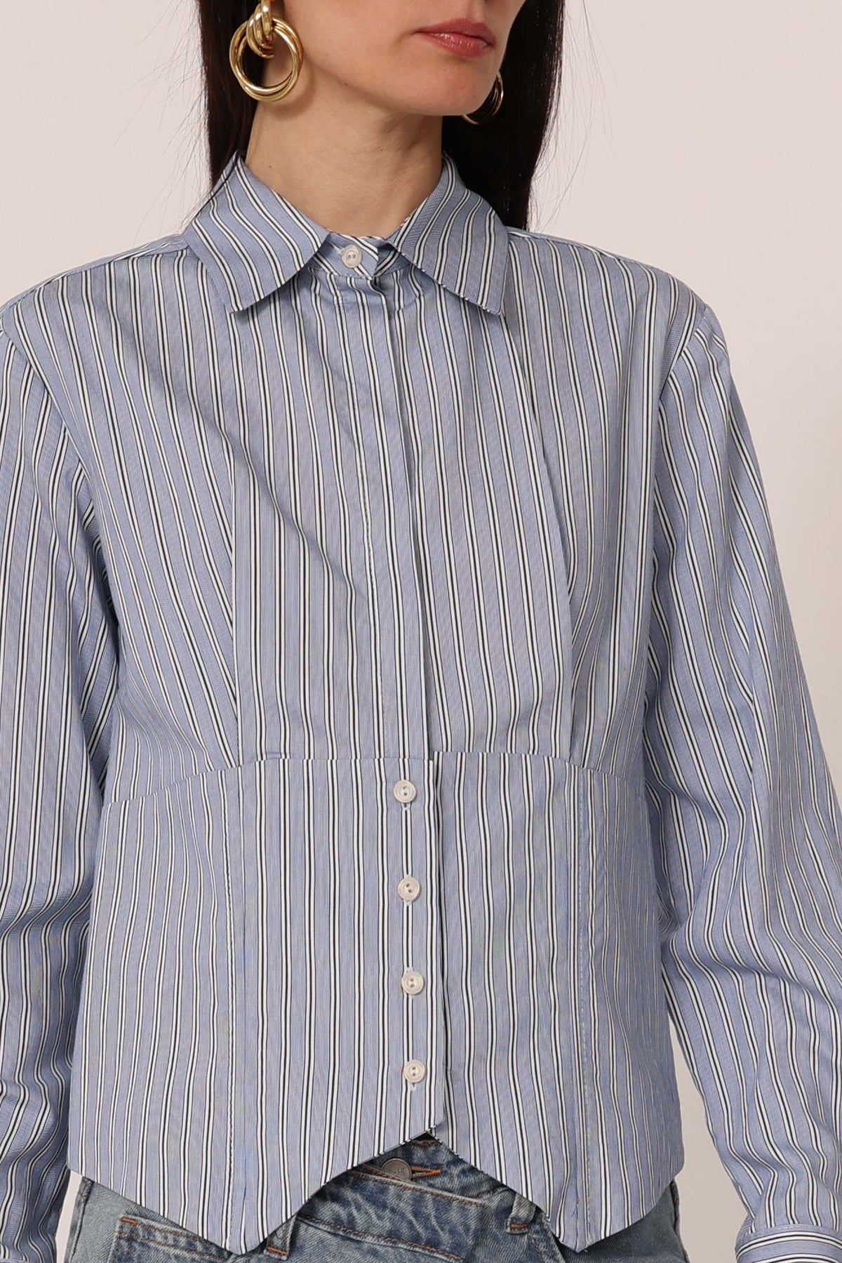 Camicia a righe