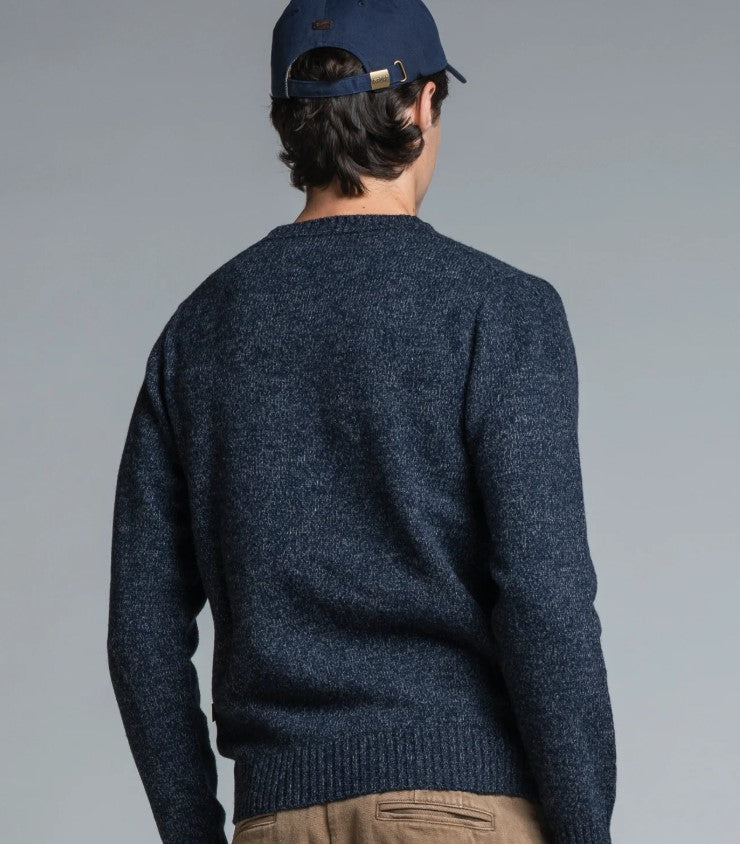 Maglione uomo girocollo realizzato in filato mouliné
